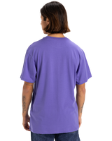 The Quiksilver Mens Retro Fade T-Shirt in Dusted Peri