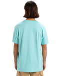 The Quiksilver Mens Fineline T-Shirt in Aqua Sky