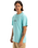 The Quiksilver Mens Fineline T-Shirt in Aqua Sky