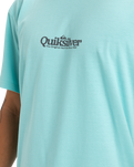 The Quiksilver Mens Fineline T-Shirt in Aqua Sky