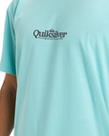The Quiksilver Mens Fineline T-Shirt in Aqua Sky
