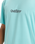 The Quiksilver Mens Fineline T-Shirt in Aqua Sky