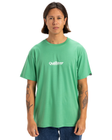 The Quiksilver Mens Fineline T-Shirt in Green Spruce