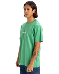 The Quiksilver Mens Fineline T-Shirt in Green Spruce