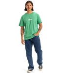 The Quiksilver Mens Fineline T-Shirt in Green Spruce