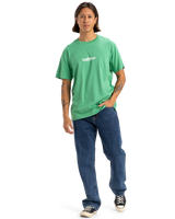 The Quiksilver Mens Fineline T-Shirt in Green Spruce