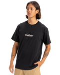 The Quiksilver Mens Fineline T-Shirt in Black