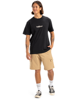 The Quiksilver Mens Fineline T-Shirt in Black
