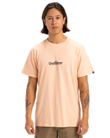 The Quiksilver Mens Fineline T-Shirt in Peach Parfait