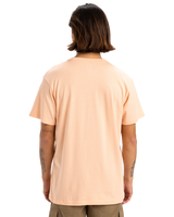 The Quiksilver Mens Fineline T-Shirt in Peach Parfait