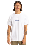 The Quiksilver Mens Fineline T-Shirt in White