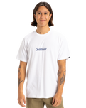 The Quiksilver Mens Fineline T-Shirt in White