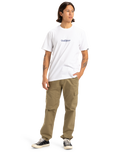 The Quiksilver Mens Fineline T-Shirt in White