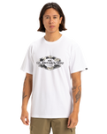The Quiksilver Mens Locked Up T-Shirt in White