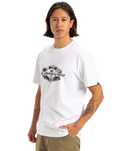 The Quiksilver Mens Locked Up T-Shirt in White