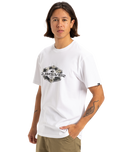 The Quiksilver Mens Locked Up T-Shirt in White