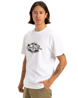 The Quiksilver Mens Locked Up T-Shirt in White