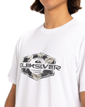 The Quiksilver Mens Locked Up T-Shirt in White