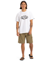 The Quiksilver Mens Locked Up T-Shirt in White