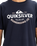 The Quiksilver Mens Typed Out T-Shirt in Dark Navy