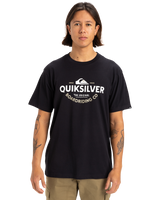 The Quiksilver Mens Typed Out T-Shirt in Black