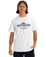 The Quiksilver Mens Typed Out T-Shirt in White