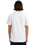 The Quiksilver Mens Typed Out T-Shirt in White