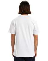 The Quiksilver Mens Typed Out T-Shirt in White