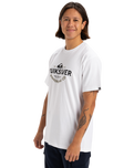 The Quiksilver Mens Typed Out T-Shirt in White