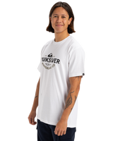 The Quiksilver Mens Typed Out T-Shirt in White
