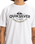 The Quiksilver Mens Typed Out T-Shirt in White