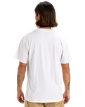 The Quiksilver Mens Sun Faded T-Shirt in White