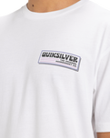 The Quiksilver Mens Palm Square T-Shirt in White