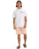 The Quiksilver Mens Palm Square T-Shirt in White