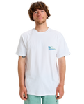 The Quiksilver Everyday Paradise T-Shirt in White | Available at Anns Cottage