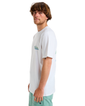 The Quiksilver Everyday Paradise T-Shirt in White | Available at Anns Cottage