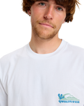 The Quiksilver Everyday Paradise T-Shirt in White | Available at Anns Cottage