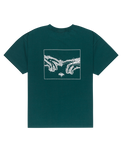 The Quiksilver Mens Electric Connection T-Shirt in Botanical Garden