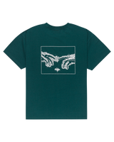 The Quiksilver Mens Electric Connection T-Shirt in Botanical Garden