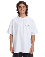 The Quiksilver Mens Stretch Tribal T-Shirt in White