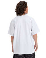 The Quiksilver Mens Stretch Tribal T-Shirt in White