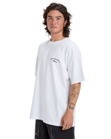 The Quiksilver Mens Stretch Tribal T-Shirt in White