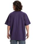 The Quiksilver Mens Mercury Double Up T-Shirt in Purple Velvet