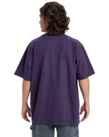 The Quiksilver Mens Mercury Double Up T-Shirt in Purple Velvet