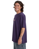 The Quiksilver Mens Mercury Double Up T-Shirt in Purple Velvet