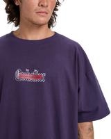 The Quiksilver Mens Mercury Double Up T-Shirt in Purple Velvet