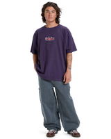 The Quiksilver Mens Mercury Double Up T-Shirt in Purple Velvet