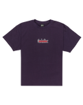 The Quiksilver Mens Mercury Double Up T-Shirt in Purple Velvet