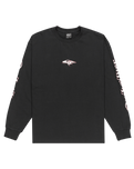 The Quiksilver Mens Mercury Old English Long Sleeve T-Shirt in Black