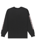 The Quiksilver Mens Mercury Old English Long Sleeve T-Shirt in Black